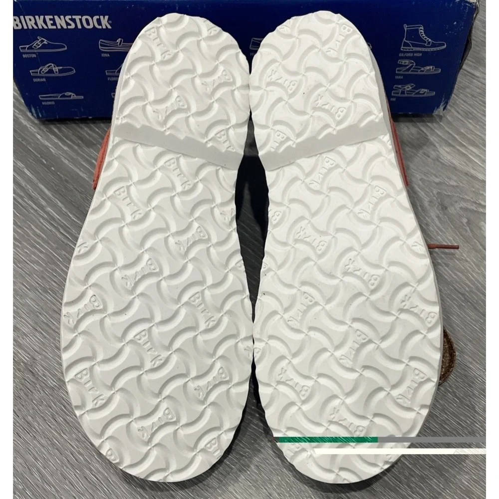 New Birkenstock Delano Coral Suede Sneaker EU 38N US L7 M5 - Picture 5 of 6